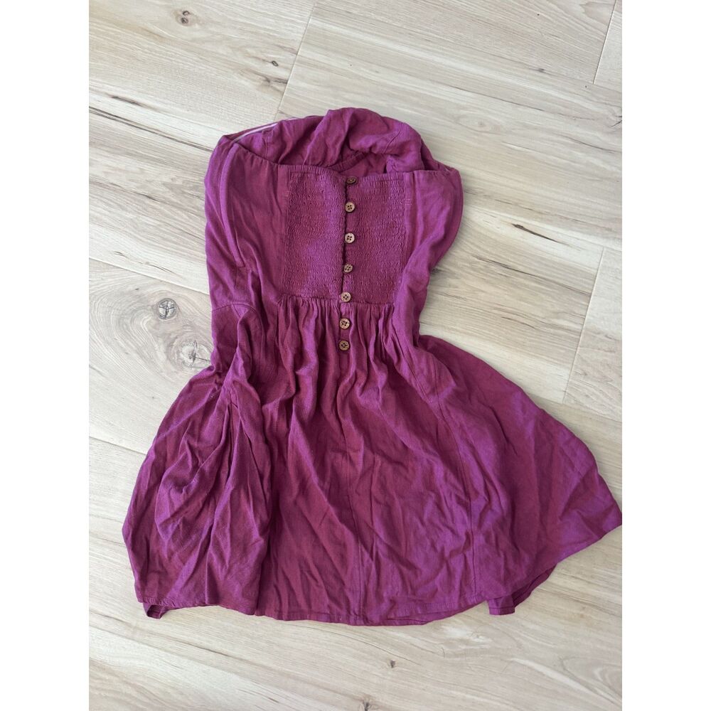 Free People Free-est "Sea Shell" Purple Mini Dress size S - Picture 5 of 5